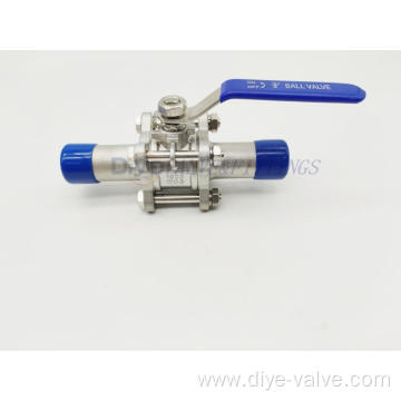 Stainless Steel 3PC Butt-Welded Ball Valve